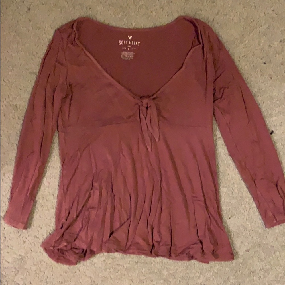 tie in front soft & sexy shirt